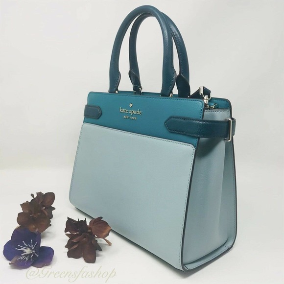 NEW KATE SPADE STACI MEDIUM SATCHEL LEATHER BAG - Picture 4 of 9